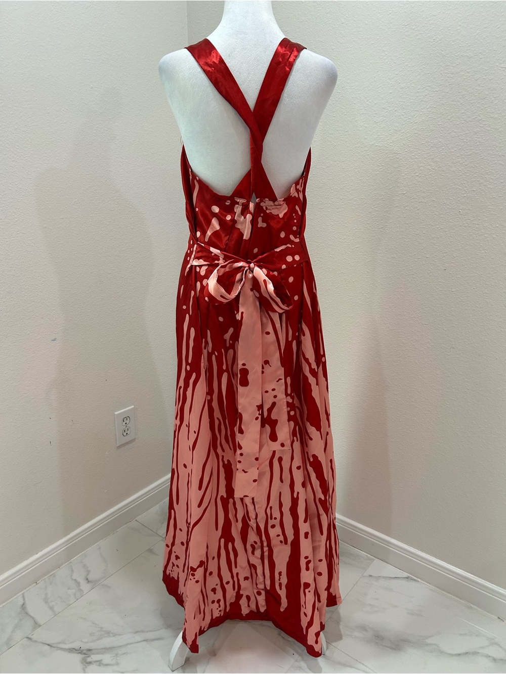 Carrie Prom Cosplay Halloween Costume Dress, Size L - Picture 6 of 8